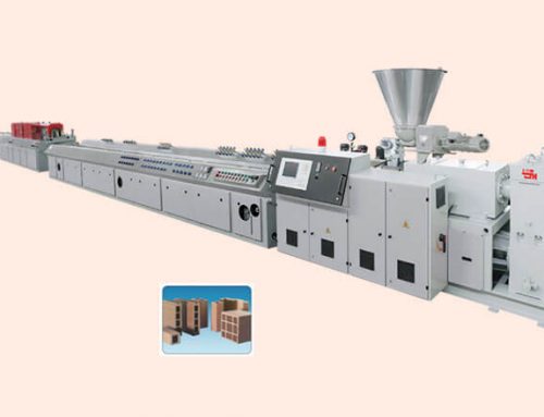 PVC,PE,PP Wood-plastic Profile Extrusion Line